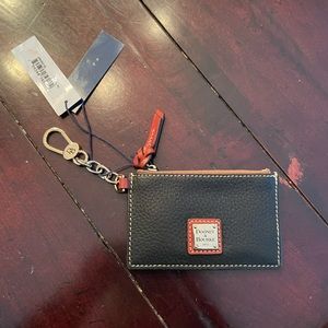 Pebble Grain zip top card case